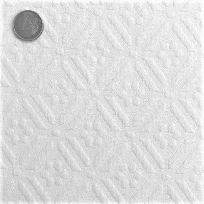 Jacquard Mosaïque Blanc - CT001H001