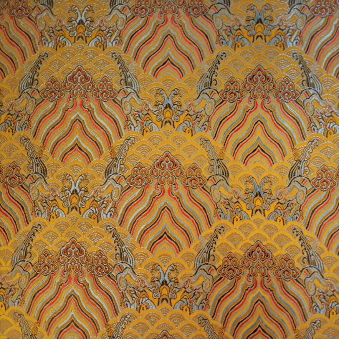 Jacquard Chinois Jaune Sunshine - CP0030001